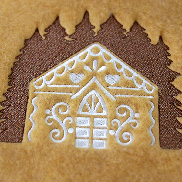Sweet Gingerbread House (Embossed) - Image 4