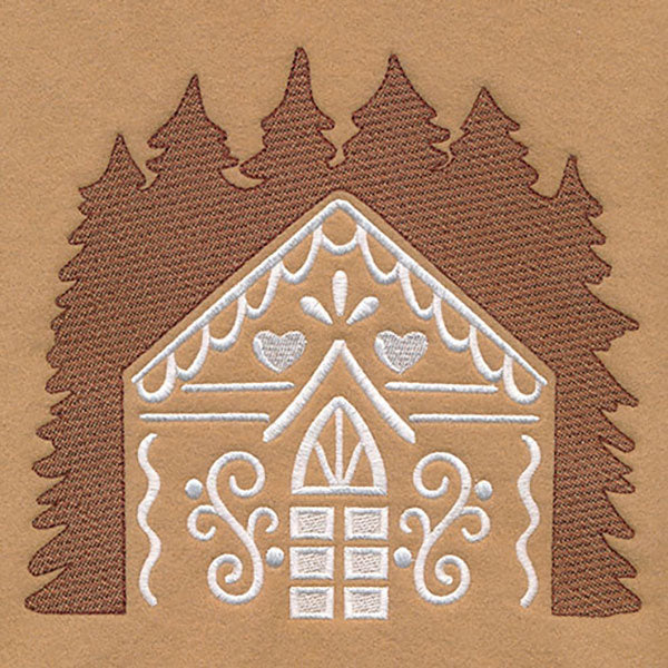 Sweet Gingerbread House (Embossed) - Image 7