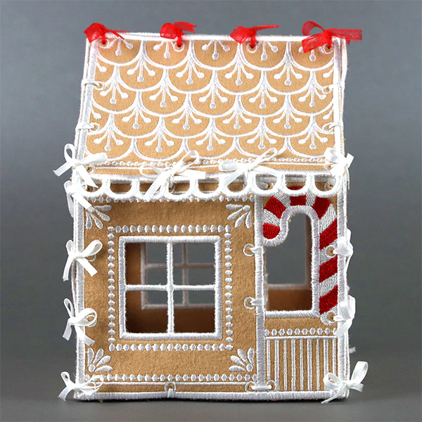 Sweet Gingerbread House in 3D (In-the-Hoop) - Image 7