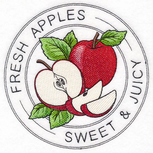 Sweet & Juicy Fresh Apples Stamp - Image 5