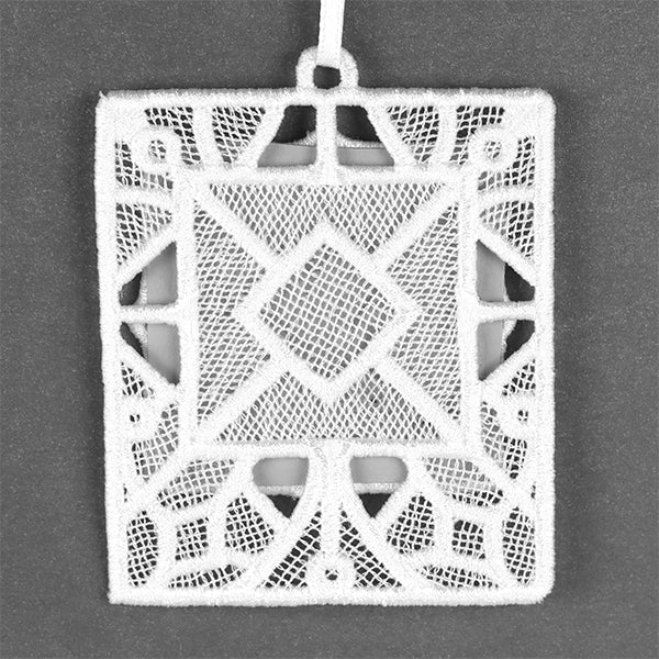 Sweet Moments Vintage Frame Ornament (Lace) - Image 2
