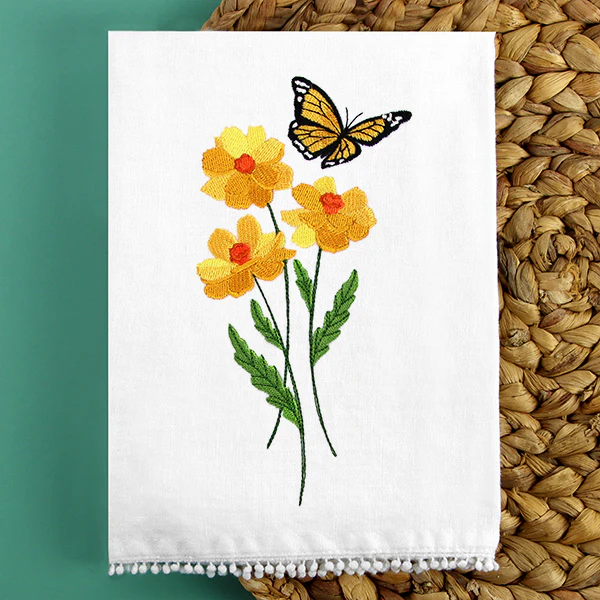 Sweet Monarch Butterfly in Cosmos - Image 2