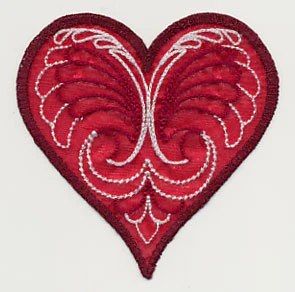 Sweet Organza Heart 3 (In-the-Hoop) - Image 3