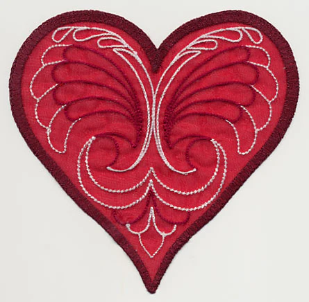 Sweet Organza Heart 3 (In-the-Hoop) - Image 4