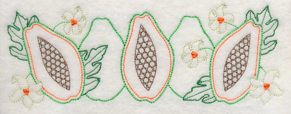 Sweet Papaya Border (Vintage) - Image 3