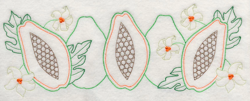 Sweet Papaya Border (Vintage) - Image 6