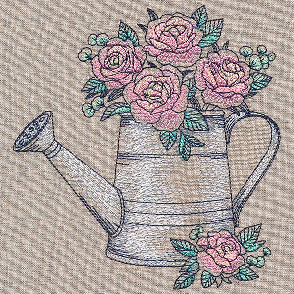Sweet Roses Watering Can - Image 5