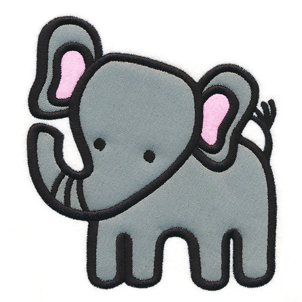 Sweet Safari Elephant (Applique) - Image 2