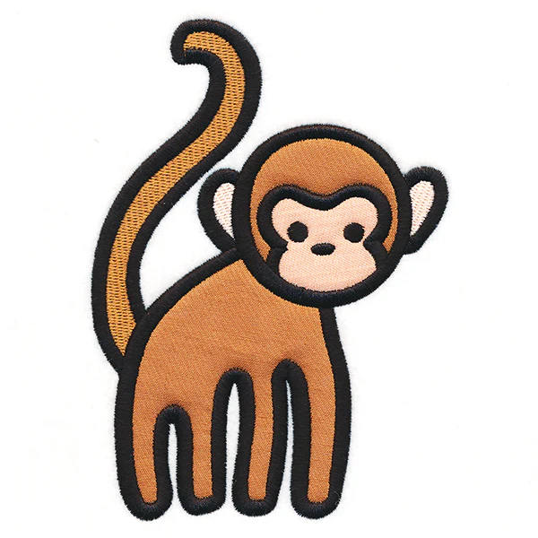 Sweet Safari Monkey (Applique) - Image 4