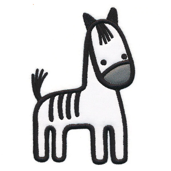 Sweet Safari Zebra (Applique) - Image 2