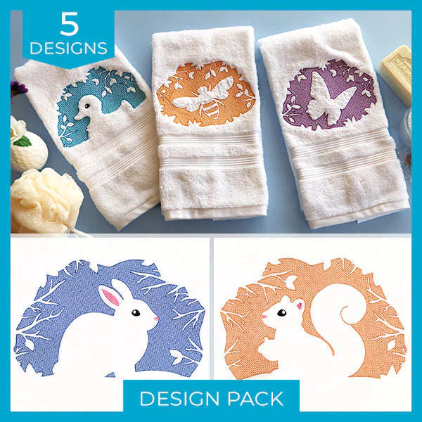 Sweet Seasons Animals (Embossed) Design Pack - Image 66