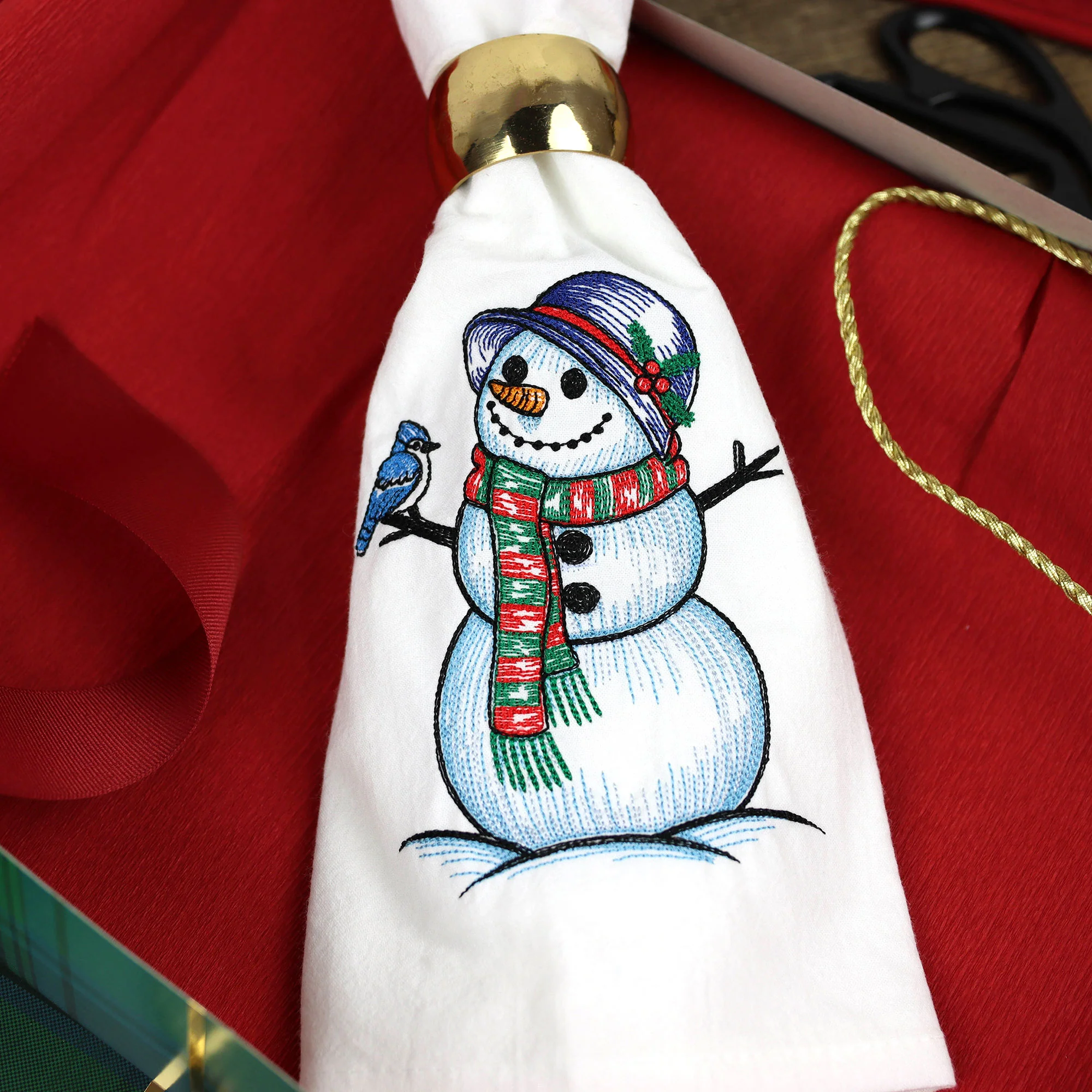 Sweet Snowman Etching Design Pack - Image 13