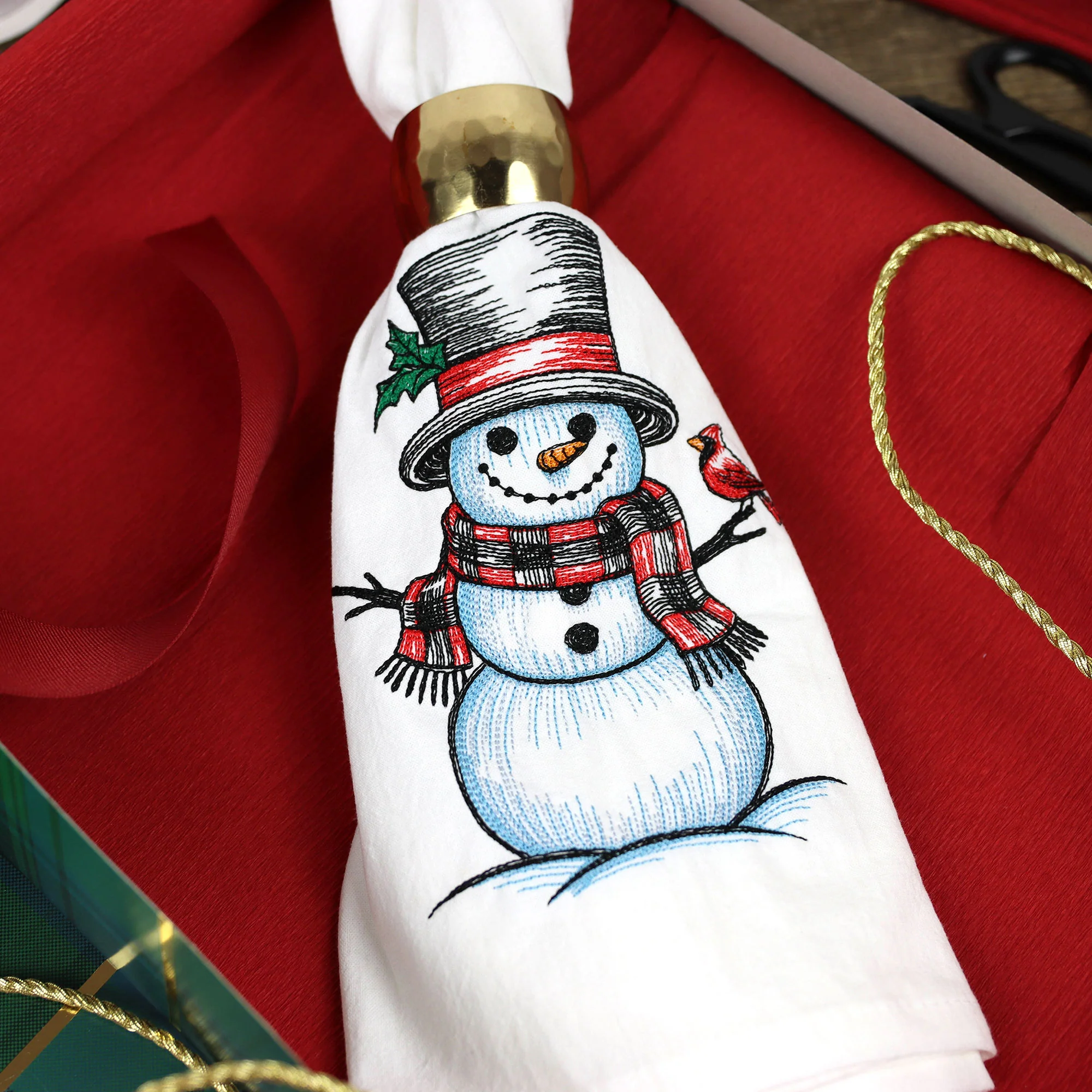 Sweet Snowman Etching Design Pack - Image 17