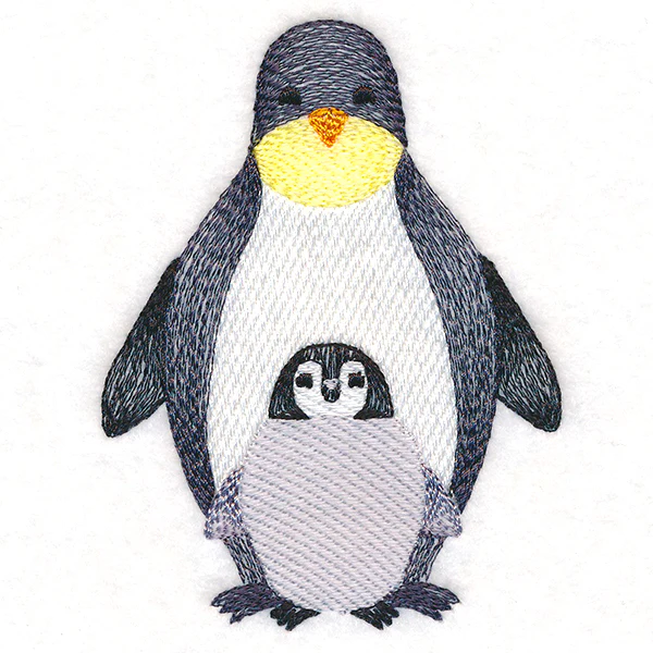 Sweet Snuggling Penguins - Image 2