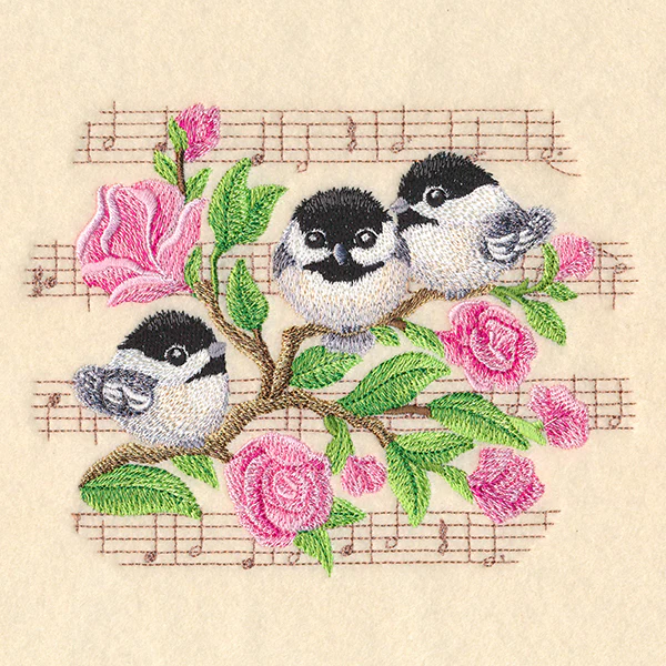 Sweet Songbird Chickadee Trio - Image 3