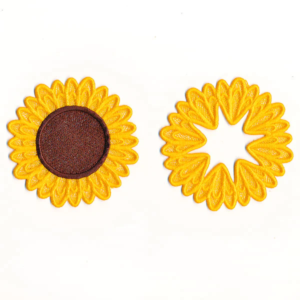 Sweet Sunflower Wine Glass Coaster (Lace) - Image 8