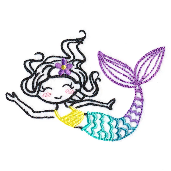 Sweet Swimming Mermaid - Image 3