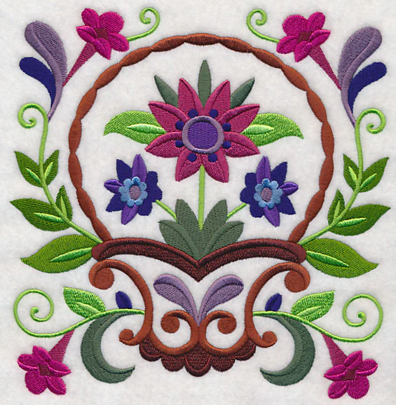 Sweet Symmetry Flower Basket 1