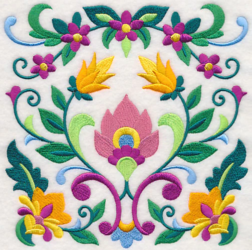 Sweet Symmetry Flower Square 1 - Image 2