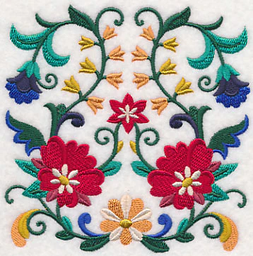 Sweet Symmetry Flower Square 2 - Image 4