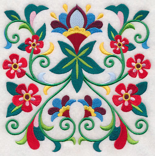 Sweet Symmetry Flower Square 4 - Image 2