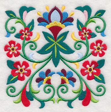 Sweet Symmetry Flower Square 4 - Image 4