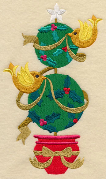 Sweet Tweet Christmas Topiary - Image 2
