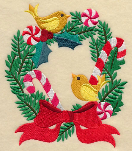 Sweet Tweet Christmas Wreath - Image 3
