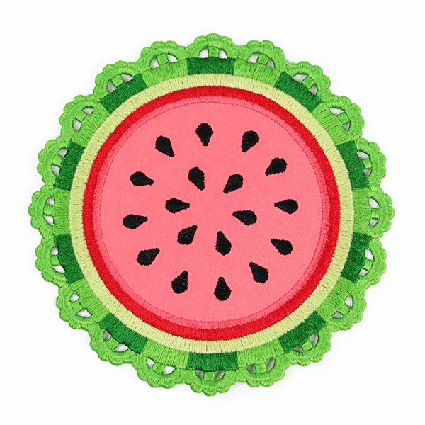 Sweet Watermelon Coaster (In-the-Hoop) - Image 2