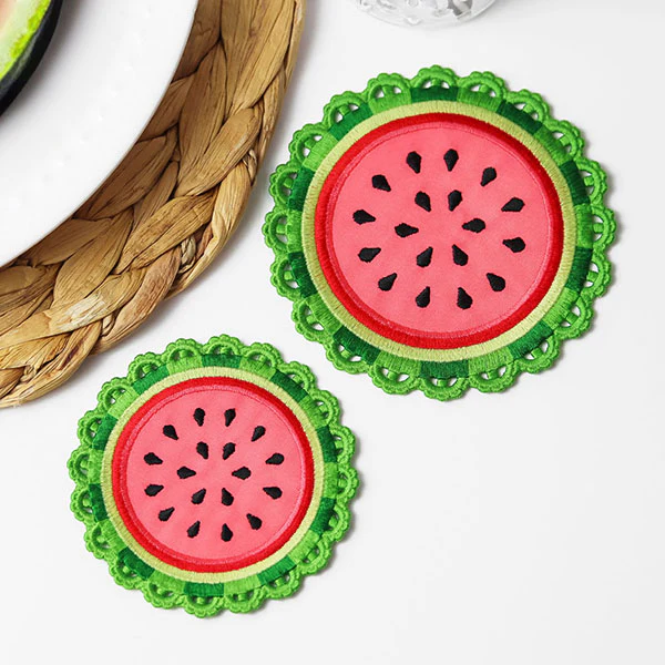 Sweet Watermelon Coaster (In-the-Hoop) - Image 4
