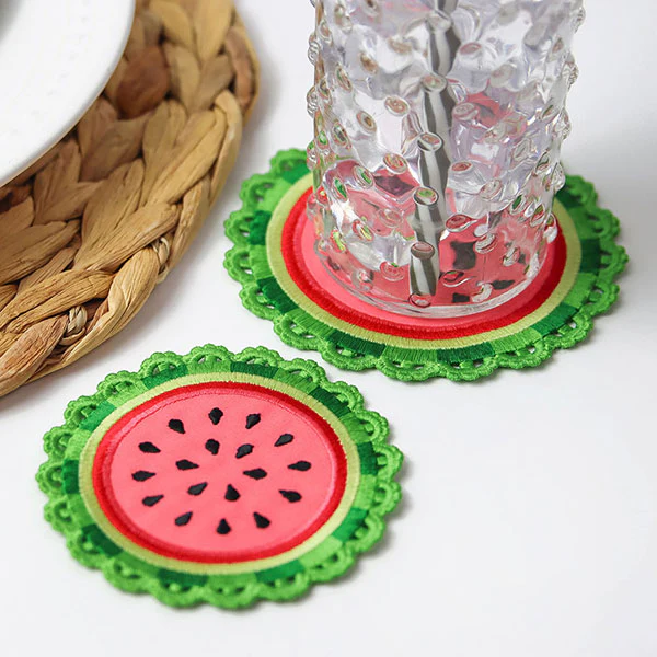 Sweet Watermelon Coaster (In-the-Hoop) - Image 9