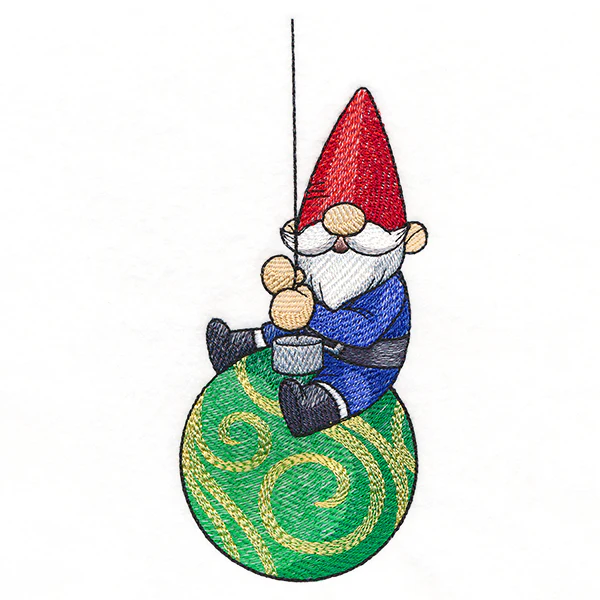 Swinging Christmas Garden Gnome - Image 2