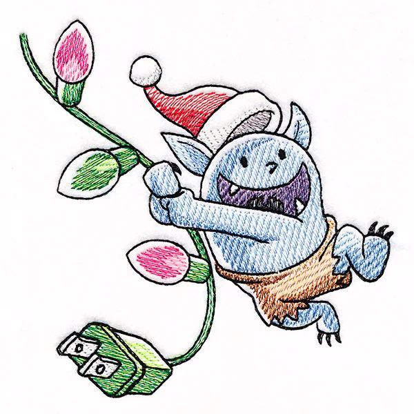 Swinging on Lights Christmas Bobblin - Image 4