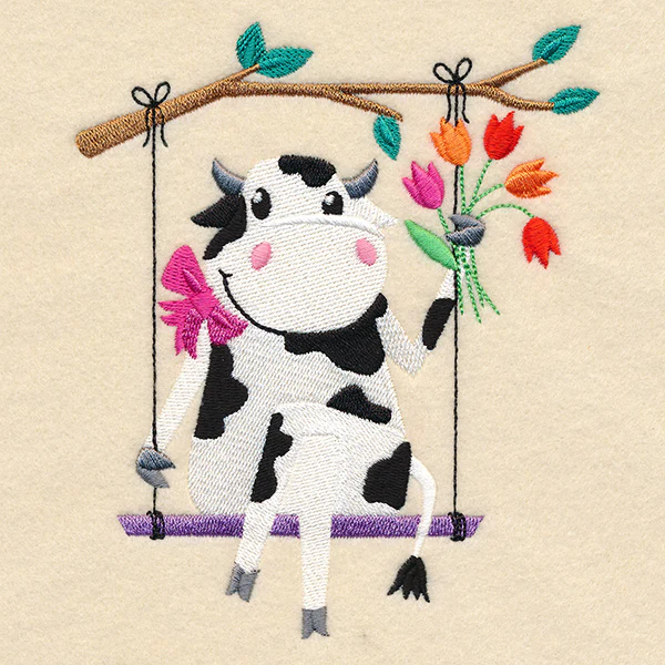 Swinging Spring Cow - Image 2