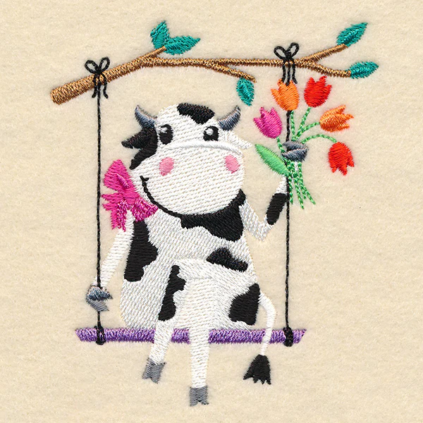Swinging Spring Cow - Image 3