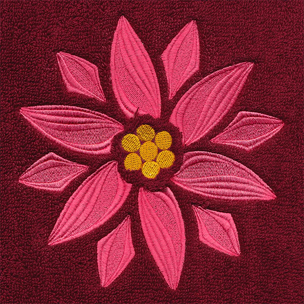 Swirling Christmas Poinsettia - Image 3