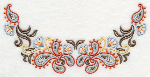Swirling Paisley Neckline (Crewneck) - Image 2