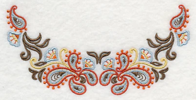 Swirling Paisley Neckline (Crewneck) - Image 3
