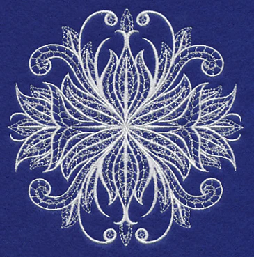 Swirling Symphony Flourish (Whitework) - Image 4