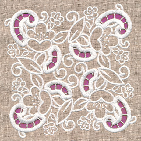 Swirls Square (Cutwork) - Image 3