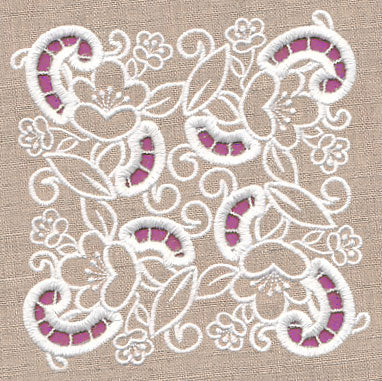 Swirls Square (Cutwork) - Image 4