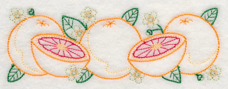 Tangy Grapefruit Border (Vintage) - Image 4