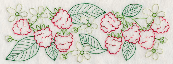 Tasty Raspberry Border (Vintage) - Image 2