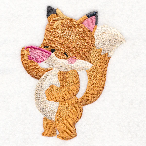 Tea Sipping Fox - Image 2