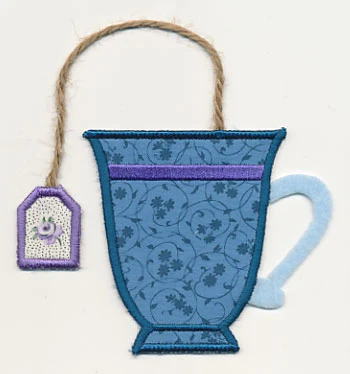Teacup Bookmark (In-the-Hoop) - Image 3