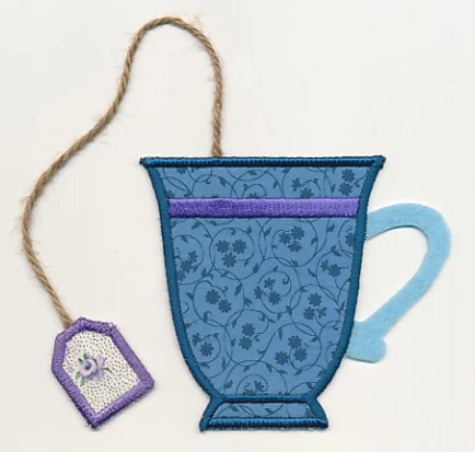 Teacup Bookmark (In-the-Hoop) - Image 4