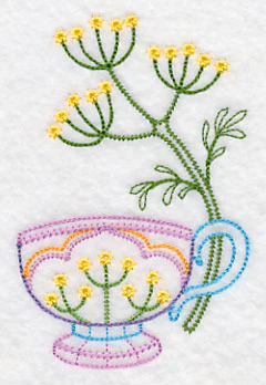 Teacup with Dill (Vintage) - Image 2