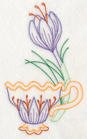 Teacup with Saffron (Vintage) - Image 4