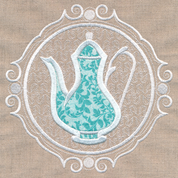 Teapot Cameo (Applique) - Image 2