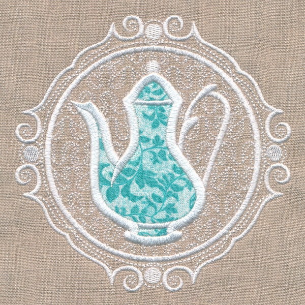Teapot Cameo (Applique) - Image 4